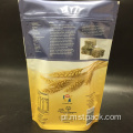 1 kg plastikowy pakiet Doy z zamkiem błyskawicznym na mąkę